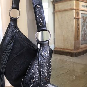 Black “Brighton” purse.17”x 10”x 6”strap down to purse is 18”. Like NEW.